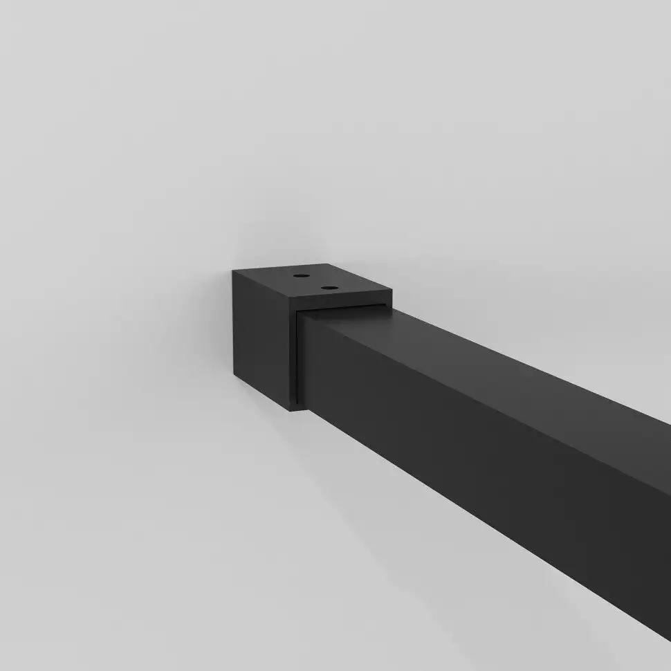 Душевая стенка Niagara NG-670-90ВLACK 90x195 (черный матовый/прозрачное стекло) - фото товара