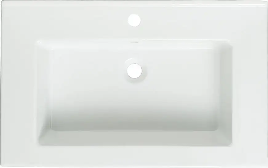 Runo Тумба с умывальником Runo Модена 75 + Оскар 75 (подвесная, железный камень) – фото товара