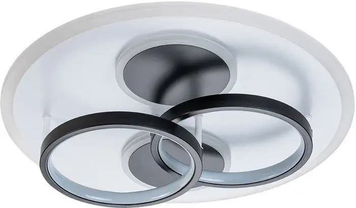 Припотолочная люстра Escada 10235/4LED Round (черный/белый) – фото товара