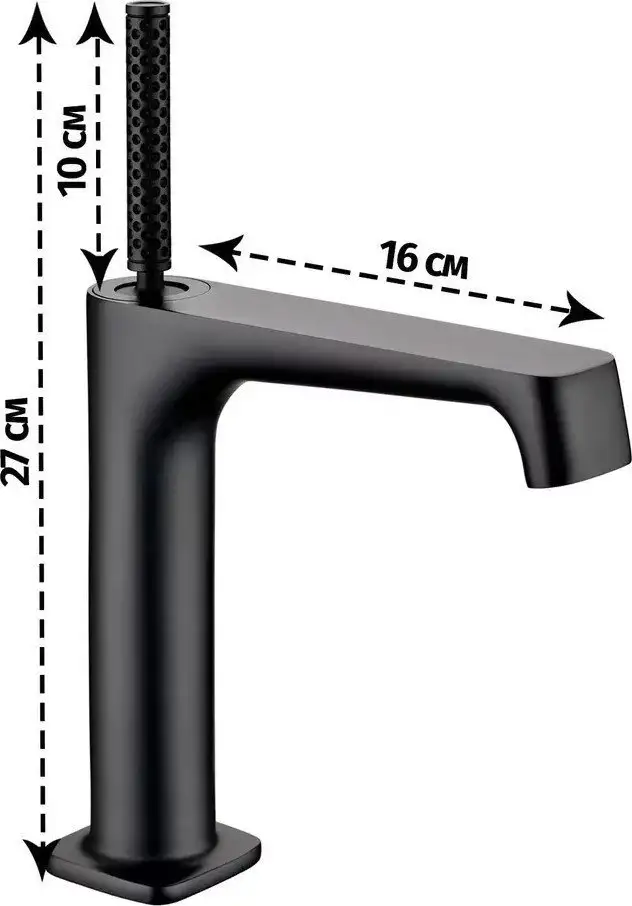 Смеситель Grocenberg GB2091 (черный матовый) - фото товара