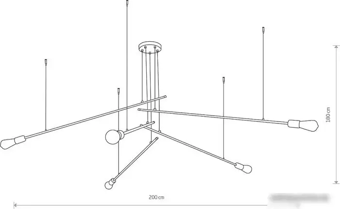 Припотолочная люстра Nowodvorski Pile 9127 – фото товара
