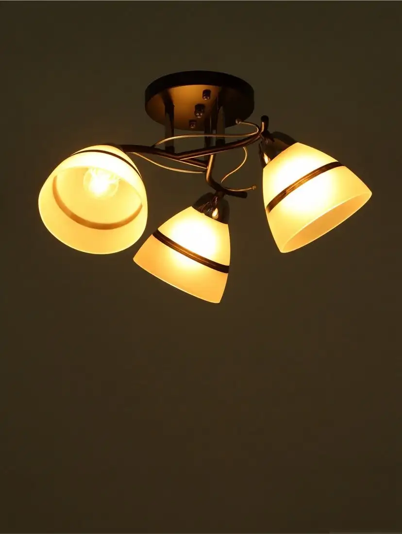 Люстра средней высоты BayerLux Лайма 10352887 (черный/хром) – фото товара