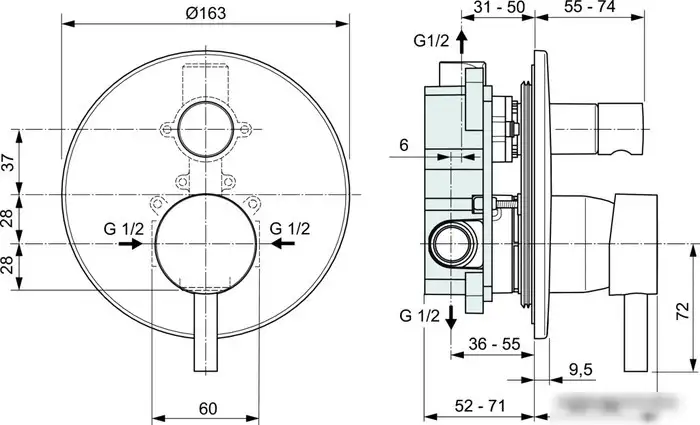Смеситель Ideal Standard Ceraline A6939XG - фото товара
