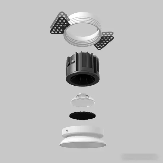 Точечный светильник Maytoni Round DL058-12W3K-TRS-W – фото товара