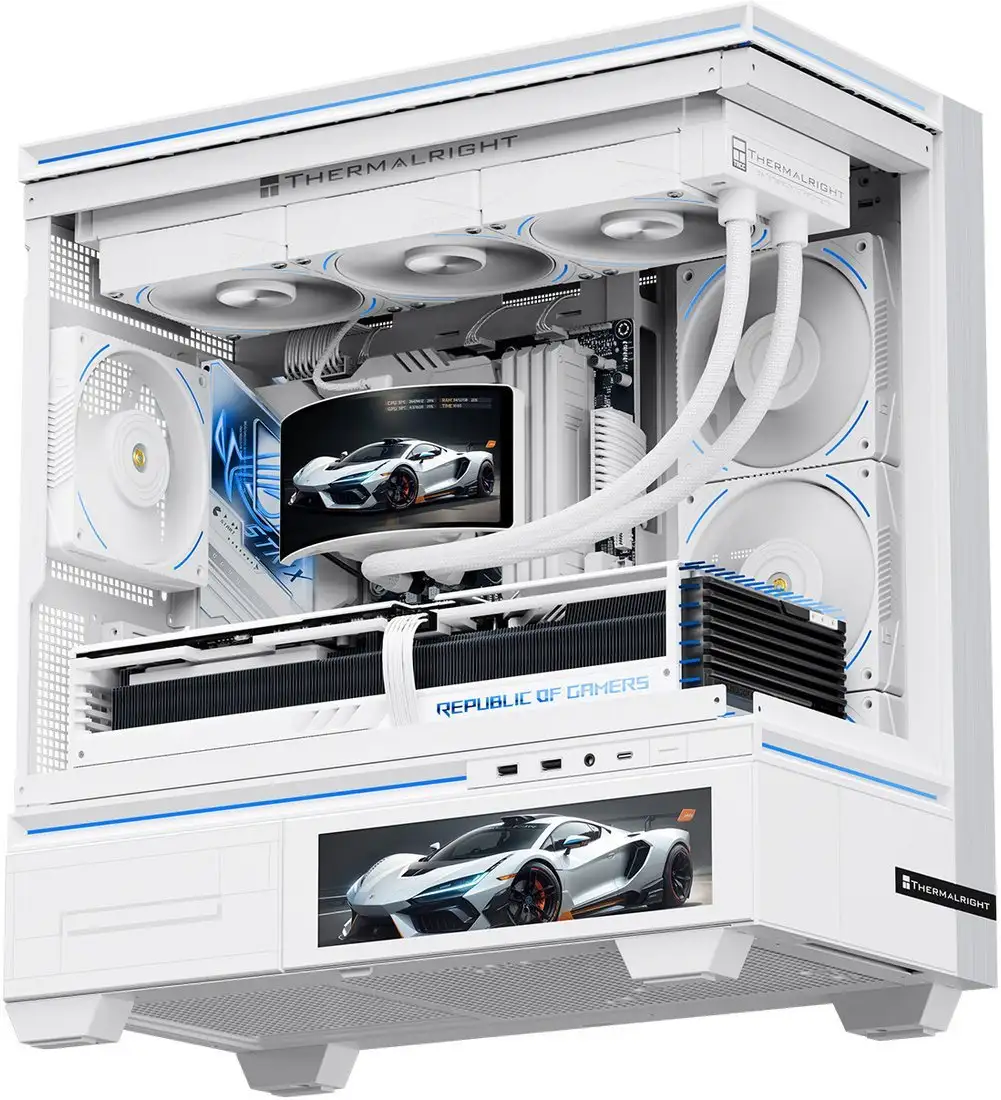 Система жидкостного охлаждения для процессора Thermalright Rainbow Vision 360 Turbo ARGB (белый) – фото товара