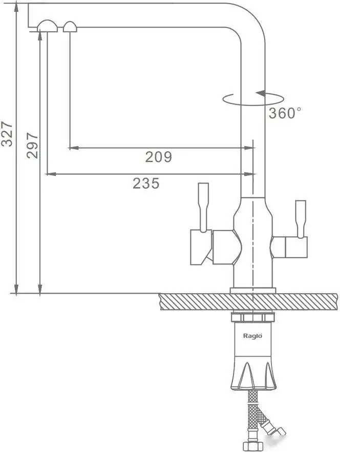 Смеситель Raglo R81.61.03 - фото товара