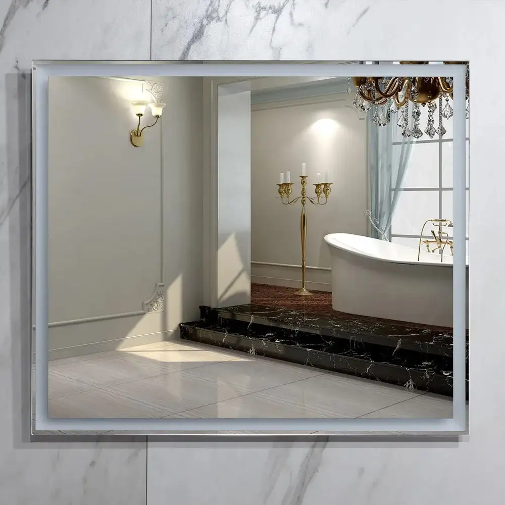 Пекам Зеркало Greta 80x70 greta-80x70 (с подсветкой) – фото товара