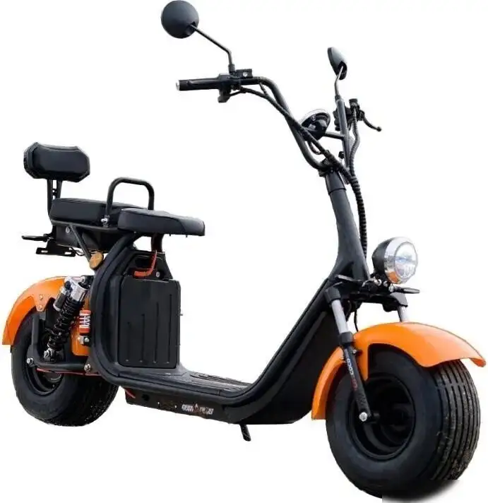 Электроскутер AVM Citycoco Pro (оранжевый) – подробное фото Электроскутер AVM Citycoco Pro (оранжевый) – фото товара