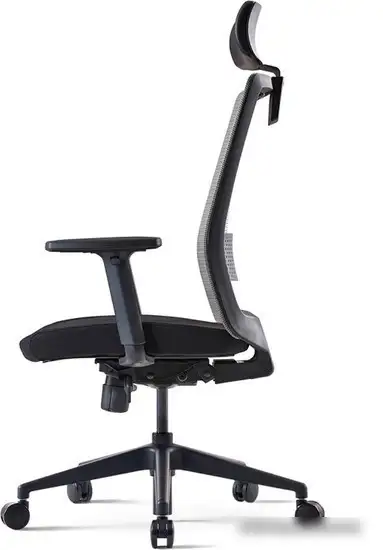 Кресло Bestuhl S30 Black Pl с подголовником (черный) – фото товара