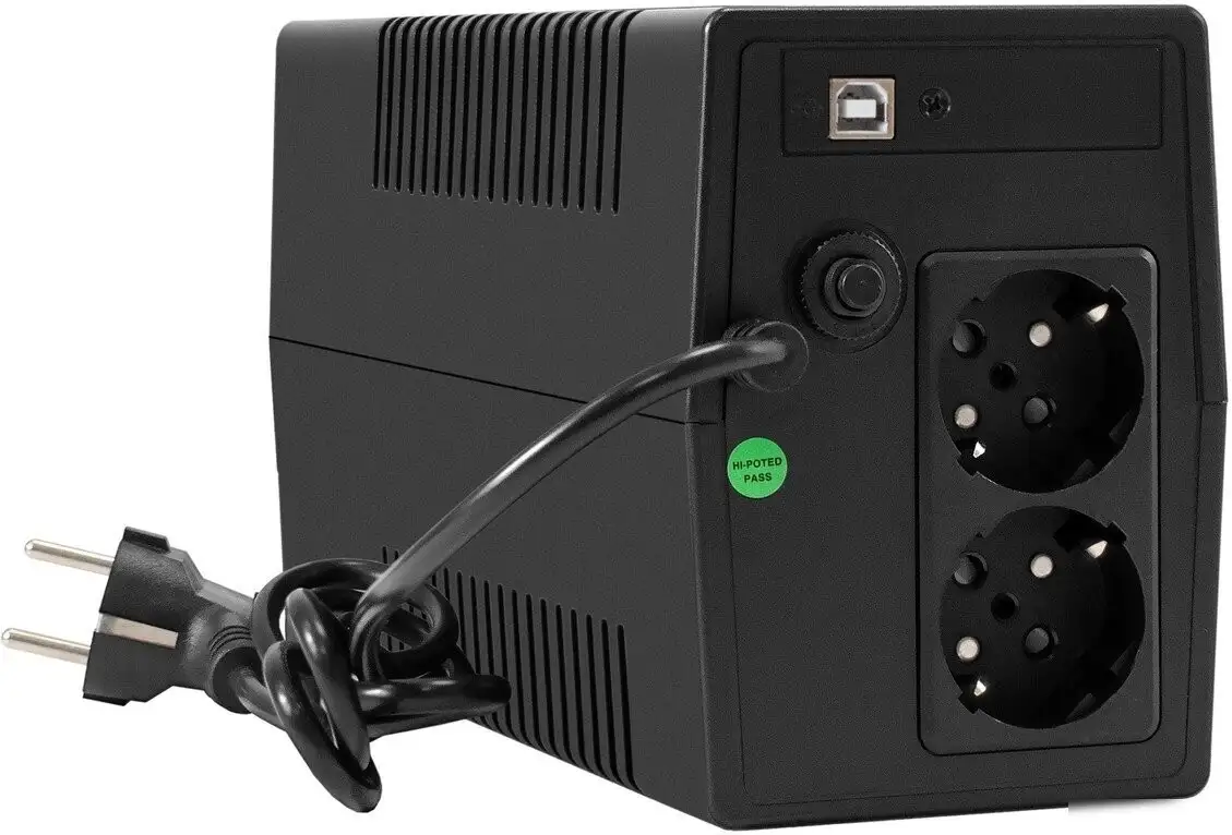 Источник бесперебойного питания ExeGate Power NB-650.LED.AVR.2SH.USB – фото товара