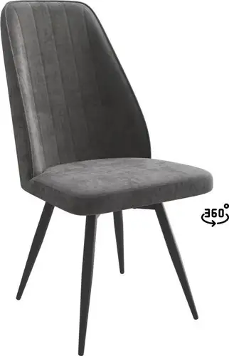 Стул Мамадома Leonard M-R1 360 (b28 Antracite Lux/черный) – изображение в каталоге