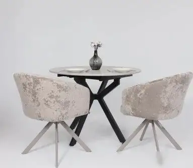 Стул с подлокотниками Мамадома Shelly-R 360 (m04 Grey Beige Lux/капучино) – фото товара