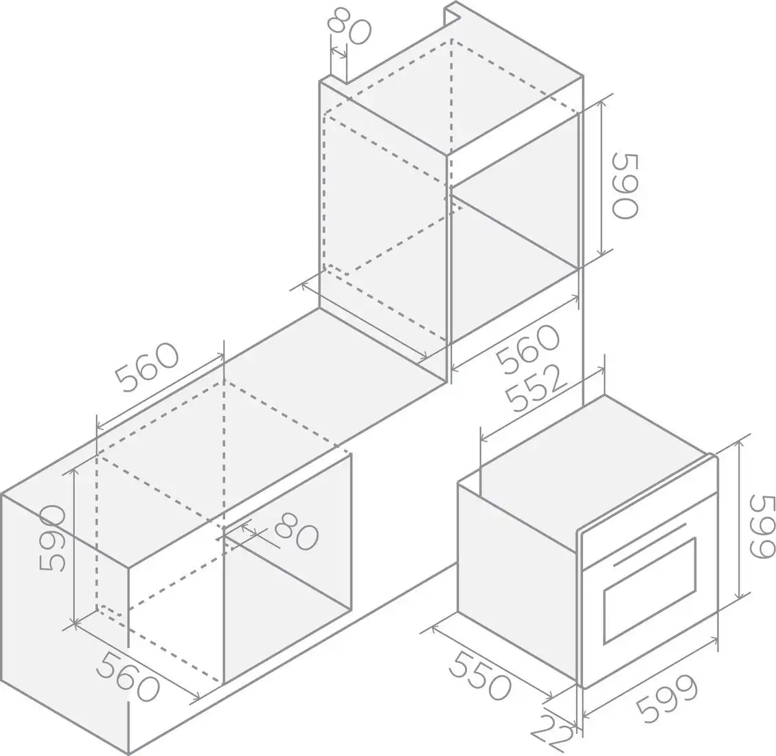 Электрический духовой шкаф Elica Virtus Multi 60 TFT BL - фото товара