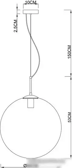 Подвесная люстра Arte Lamp Volare A1564SP-1PB – фото товара