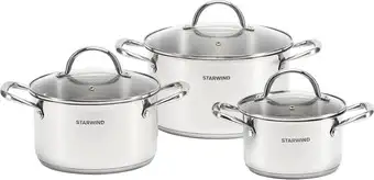 Набор кастрюль StarWind Chef Compact SW-CH1006 – изображение в каталоге
