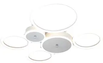 Припотолочная люстра Escada Saturn 10268/6 LED*72W White – изображение в каталоге