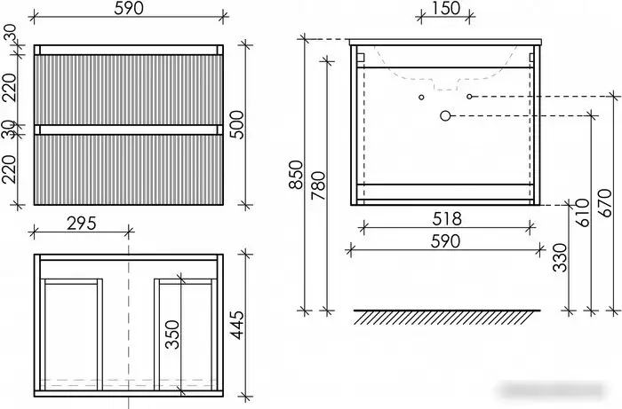Sancos Тумба под умывальник Snob T SNT60CE (бежевый) – фото товара