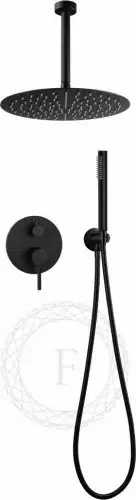 Душевая система Filarete Roun FL1024 (черный матовый)
