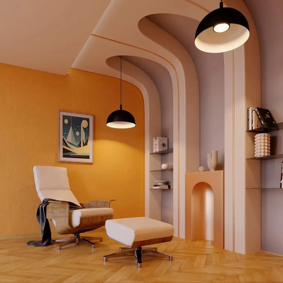 Подвесная люстра Arlight SP-ALUME-D500xH1500-20W MIX BK 120deg 053809 – фото товара