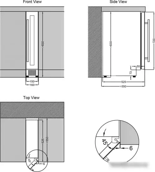 Винный шкаф Dunavox DAUF-9.22SS — фото товара