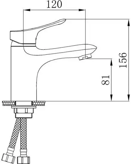 Смеситель РМС SL120-001F - фото товара