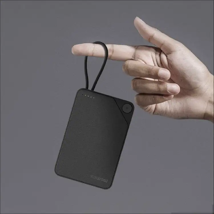 Внешний аккумулятор Momax 1-Power X Built-in USB-C IP152 10000mAh (черный) – фото товара