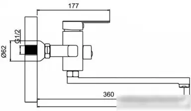 Смеситель Ledeme L72233 - фото товара