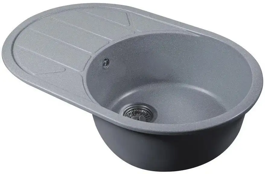 Кухонная мойка Marblan Elon R (серебристый) - фото товара