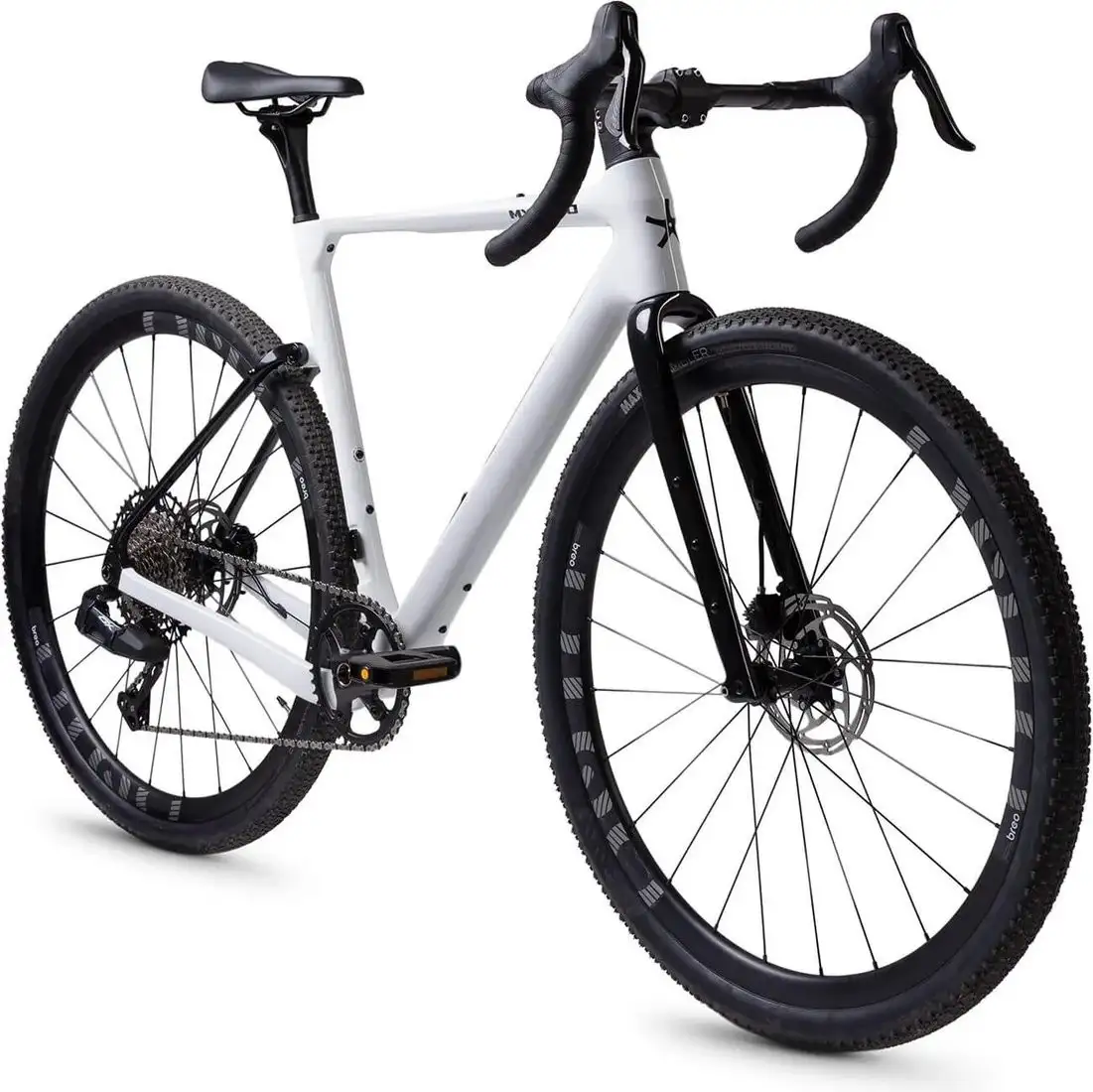 Велосипед Maxiscoo Gravel 9BIKE Ultra 700C GL950 2026 MSC-G9U-2901-55 (белый, разобранный) – фото товара