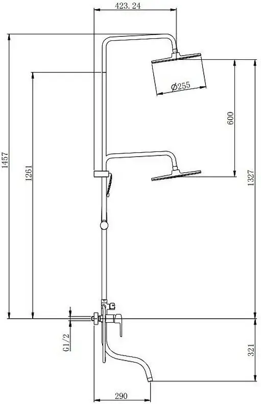Душевая система Splenka S51.24 - фото товара