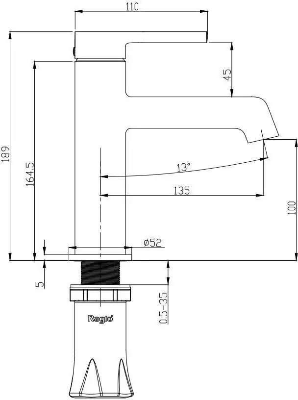 Смеситель Raglo R20.10 - фото товара