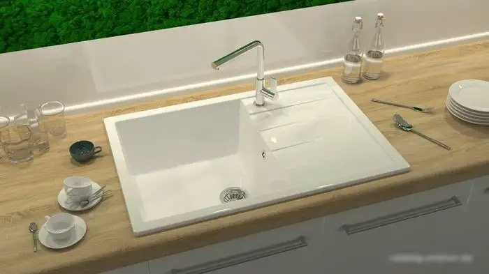 Кухонная мойка MARRBAXX Джоли Z161 (светло-серый Q10) - фото товара