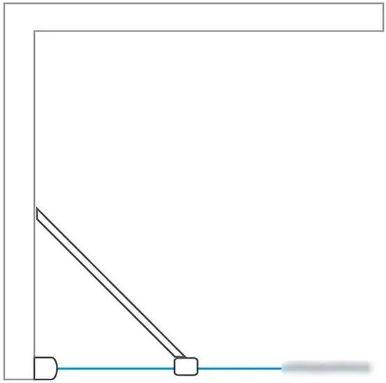 Душевая стенка Roltechnik Lega Lift Line LZB/80 (хром/прозрачное) - фото товара