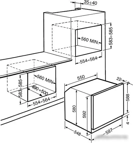 Электрический духовой шкаф Smeg SFP805PO - фото товара