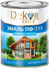 Эмаль Dekor ПФ-115 20 кг (белый глянцевый)