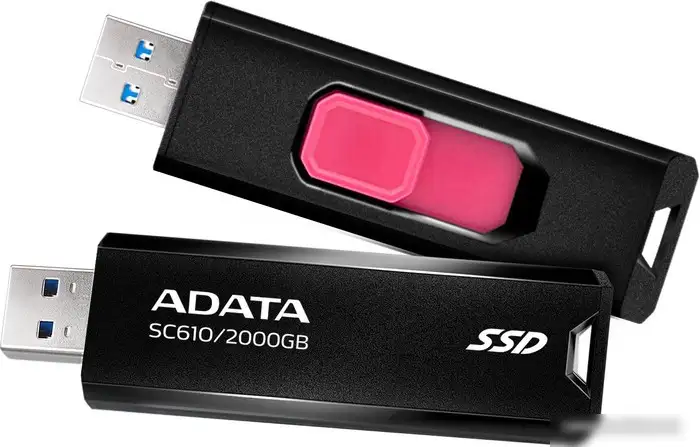 Внешний накопитель ADATA SC610 2TB SC610-2000G-CBK/RD – фото товара