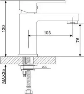 Смеситель Gappo G1039 - фото товара