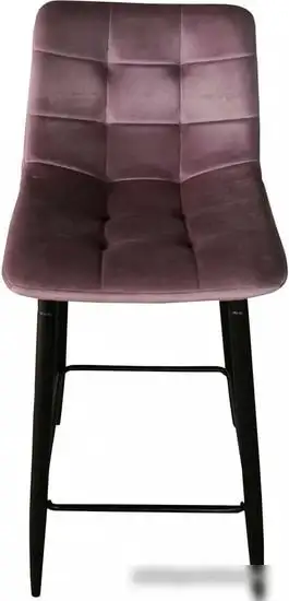 Стул AksHome Mia (пыльная роза велюр HLR25/черный)