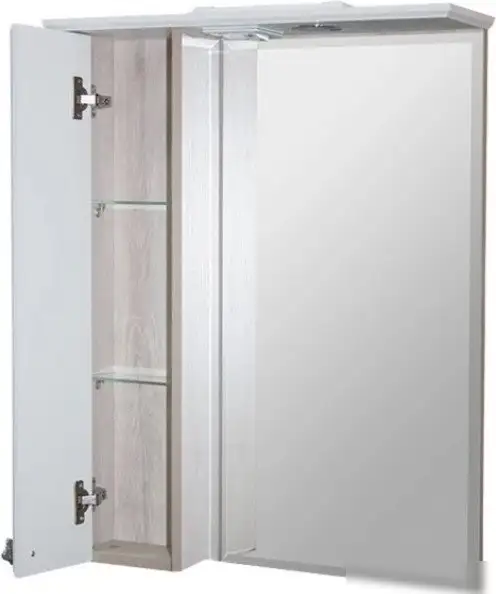 Mixline Шкаф с зеркалом для ванной Версаль-55 554990 (с подсветкой) – фото товара