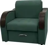 Кресло Сириус Лидер-1 ППУ 105x110 (Eva 19 велюр темно-зеленый) – изображение в каталоге