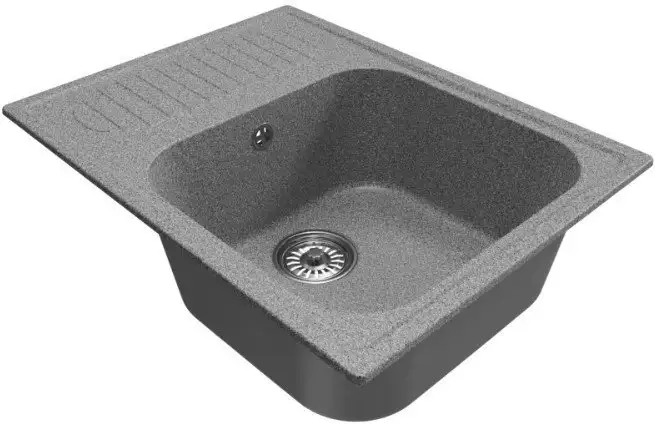 Кухонная мойка Mixline ML-GM18 551971 (темно-серый) - фото товара