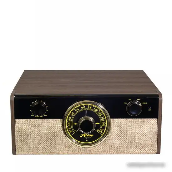 Виниловый проигрыватель Alive Audio Fusion Dark Wood – фото товара