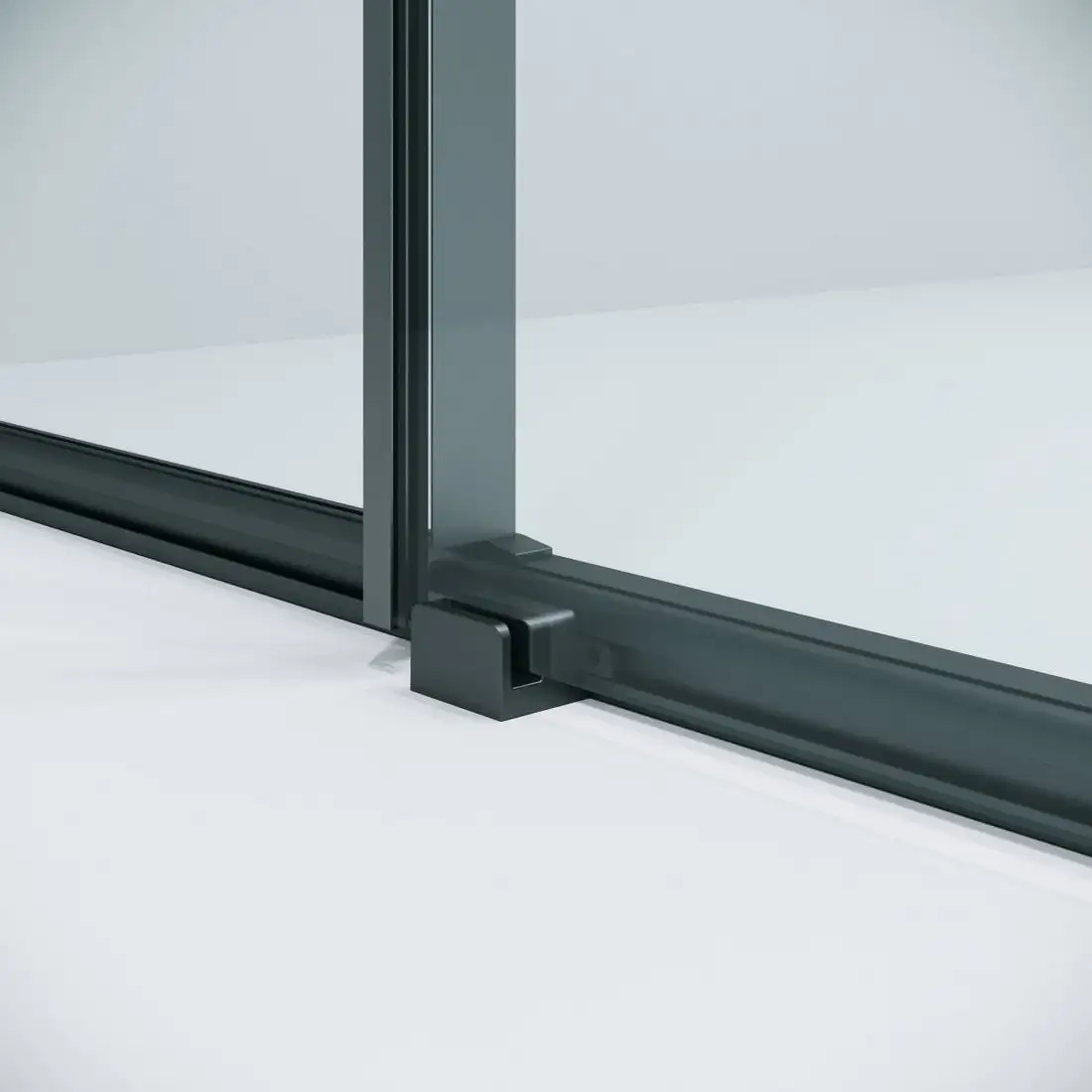 Душевая дверь Niagara Nova NG-34-13AGR 130x195 (графит/прозрачное стекло) - фото товара