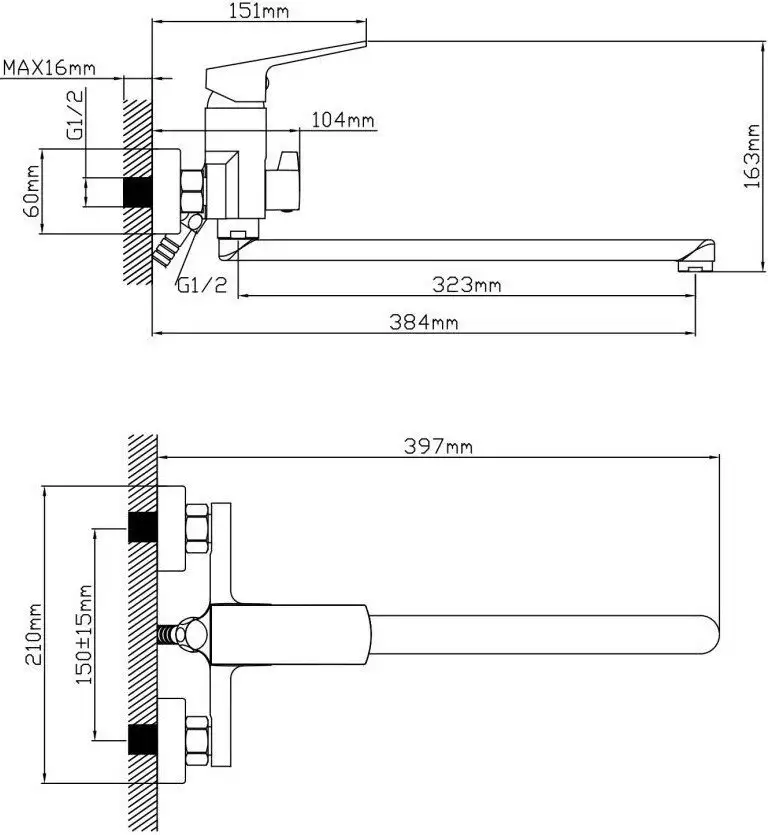 Смеситель AV Engineering AVNEO7-A170-122 - фото товара