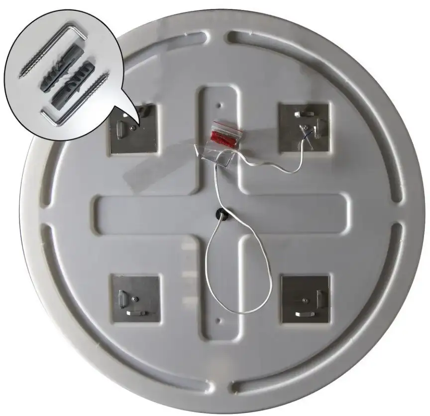 Пекам Зеркало Ring 90x90 Ring-90x90B (с подсветкой и бесконтактным сенсором) – фото товара