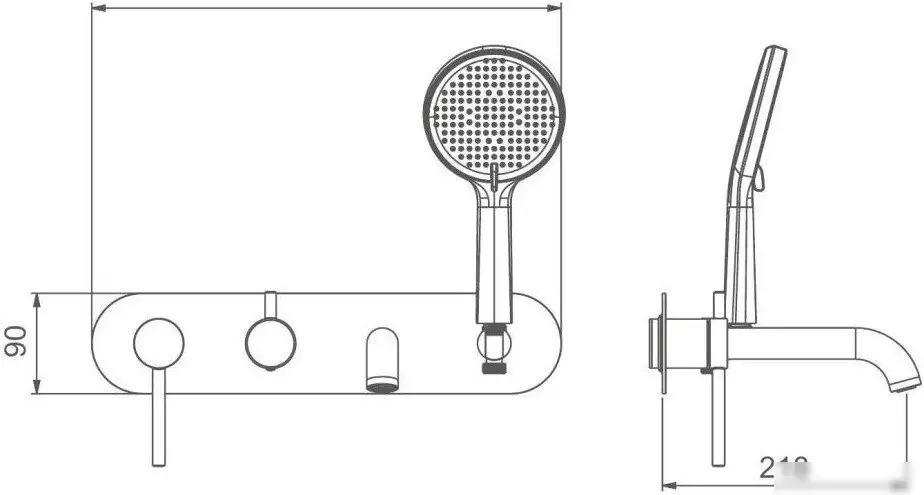 Смеситель Gappo G3306-9 - фото товара