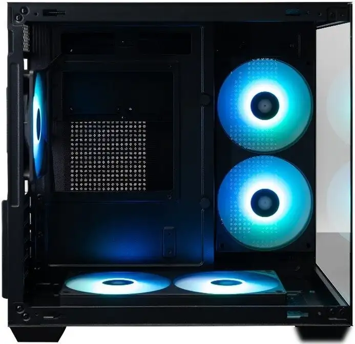 Корпус XASTRA QW400M 5ARGB-FC-C6-AC QW400M-2FA24A-1FC12A-C6-AC (черный) – фото товара
