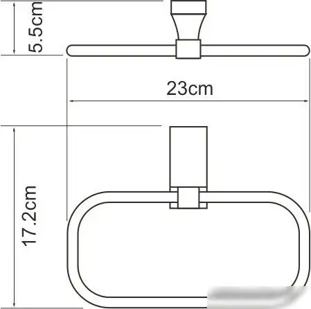 Держатель для полотенца Wasserkraft Abens K-3260 – фото товара