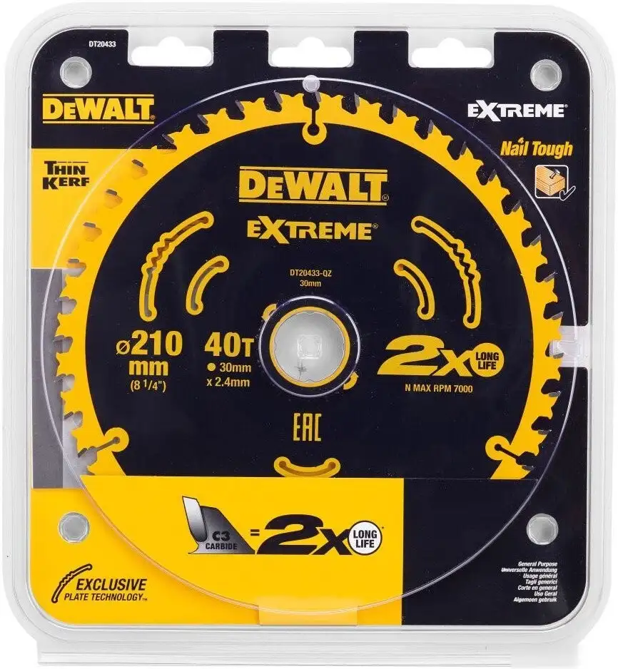Пильный диск DeWalt DT20433-QZ – фото товара