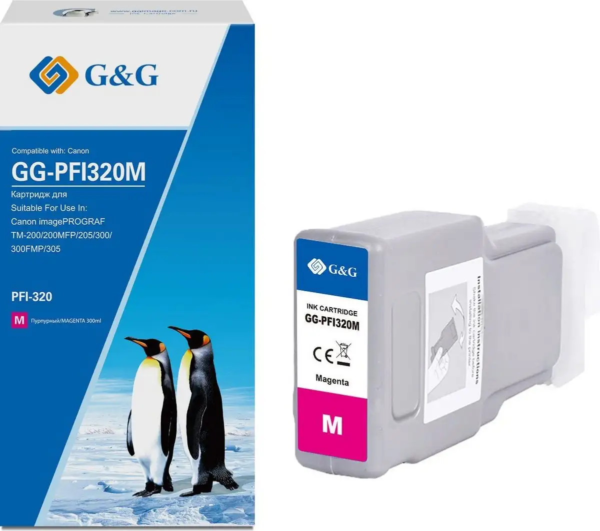 Картридж G&G GG-PFI320M – фото товара